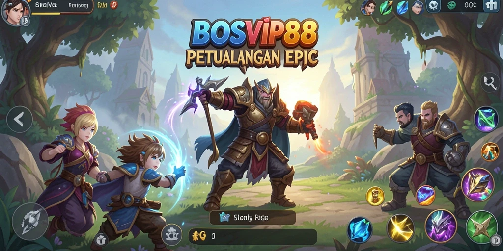 Menampilkan gameplay epik dari BOSVIP88 dengan aksi RPG seru.
