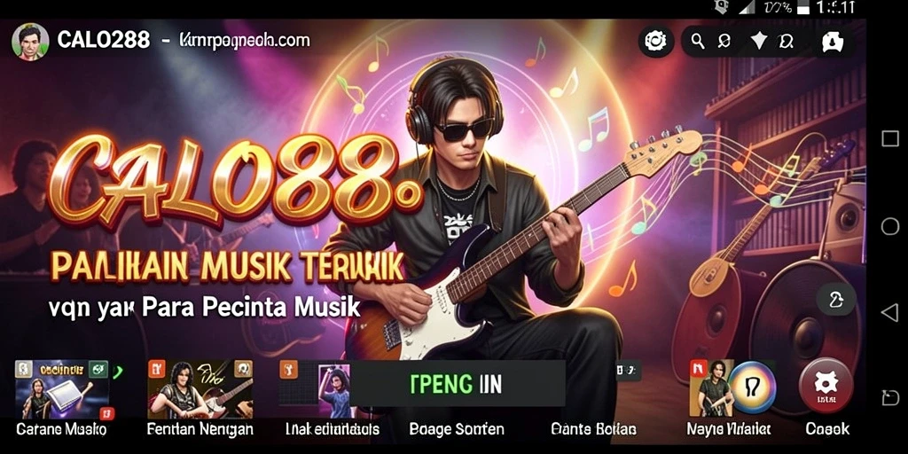 Tampilan gameplay CALO288 yang seru dan menarik.