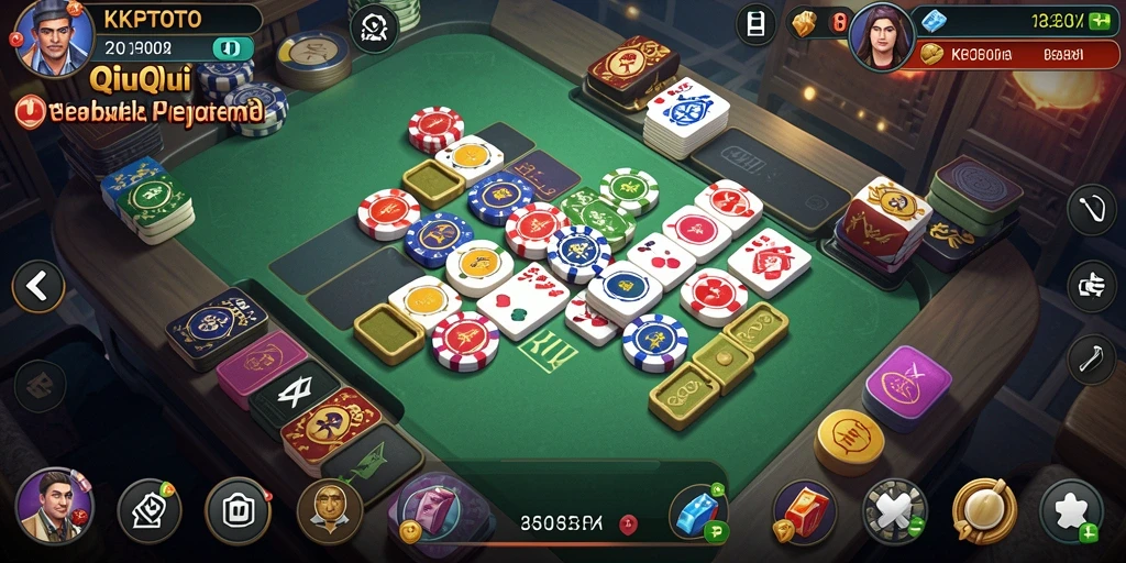 Tampilan gameplay seru KPKTOTO dalam QiuQiu.